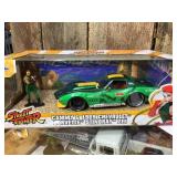 2 JADA "Street Fighter" 1956 Ford - 1969 Corvette - Die Cast