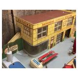Vintage "Keystone Service Station" Toy Set with Cars