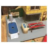 Vintage "Keystone Service Station" Toy Set with Cars