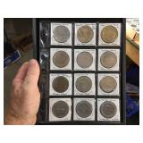 12 Vintage Casino Coins - See Pics