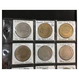 12 Vintage Casino Coins - See Pics