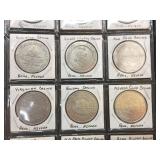 12 Vintage Casino Coins - See Pics