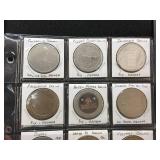 12 Vintage Casino Coins - See Pics