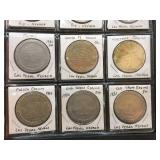 12 Vintage Casino Coins - See Pics