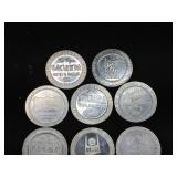 14 Vintage Casino Coins - See Pics