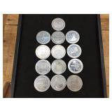 13 Vintage Casino Coins - See Pics