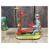 Tin Wind-Up Circus Elephant Toy Marked JW - U.S. Zone