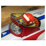 Tin Friction Toy Rocket Car - Works