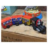 3 Wind-Up Tin Toys