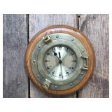 Wood & Brass Ships Portal Themed Clock