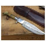 Central America Bone - Horn - Tribal Type Knives - Sheaths