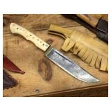 Central America Bone - Horn - Tribal Type Knives - Sheaths