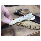 Central America Bone - Horn - Tribal Type Knives - Sheaths