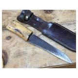 Central America Bone - Horn - Tribal Type Knives - Sheaths