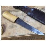 Central America Bone - Horn - Tribal Type Knives - Sheaths