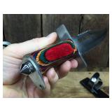 2 Rambo Style Combat Knives - Sheaths