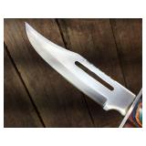 2 Rambo Style Combat Knives - Sheaths