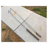 2 Vintage Chicken Grabbers - 45"