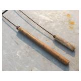 2 Vintage Chicken Grabbers - 45"