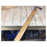 Unique Tooled Axe-Theme Walking Stick - 35"