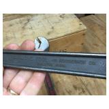 3 Diamond Tool & Horseshoe Adjustable Wrenches 10" - 12" - Nice!