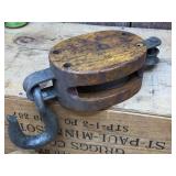 4 Antique Barn Pulley/Blocks