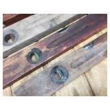 5 Wooden Stanley Levels Plus 1