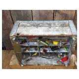 Vintage Fishing Lure Display - 15" x 12" x 6"