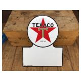 2 Porcelain Texaco Metal Signs 13 1/4" x 10 3/4"