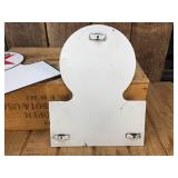 2 Porcelain Texaco Metal Signs 13 1/4" x 10 3/4"