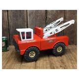 Vintage Large Tonka Wrecker - Orange/White