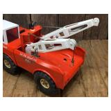 Vintage Large Tonka Wrecker - Orange/White