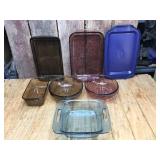 PYREX Amber/Purple/Blue - Bowls - Casserole - Loaf