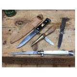 2 Vintage Germany Knives - 1 Italy - 1 Japan