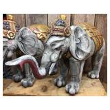 2 Puzzle Type Put Together Elephant Figures