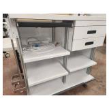 PHS West Procedure Room Cart Model # FWDOUBLEII
