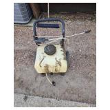 Chargeable Sprayer Tank on Wheels - Missing Charger