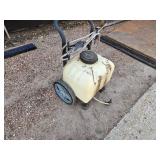 Chargeable Sprayer Tank on Wheels - Missing Charger