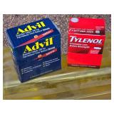 Unused Eye Wash Station, Advil, Tylenol, Toilet Bowl Brush