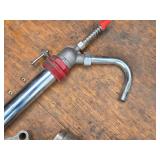 Oil Barrel Hand Pump(broken handle), Fuel Pump Nozzles