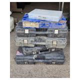 Organizers and Empty Dewalt Tool Cases