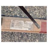 Harter Push Broom - Like New