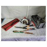 Skil Saw, Toolbox Totes, Rubber Boots, Hedge Trimmer