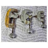 Lot of 3 Rigid Pipe Cutters No. 30, No. 20, No. 15