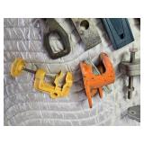 Misc. Tools Pipe Wrench, Tape Measures, levels, Clamps