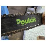 Misc. Length Chainsaw Chains (Mostly 16"), Poulan Electric Chainsaw, Chain Oiler