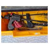 Tool / Tackle Box with Contents - Rasp, Clamp and More