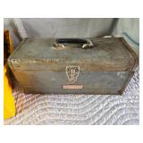 Tool / Tackle Box with Contents - Rasp, Clamp and More