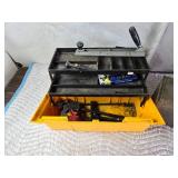 Tool / Tackle Box with Contents - Rasp, Clamp and More