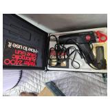 Huge Lot of Tools and Other Items - Hand Saws, Xmas Light Cord HOlders, Miter Box